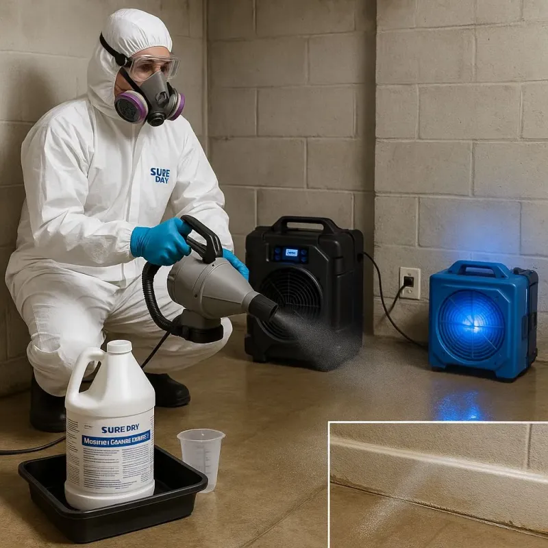 Sanitization and Odor Removal process in Cornville, ME